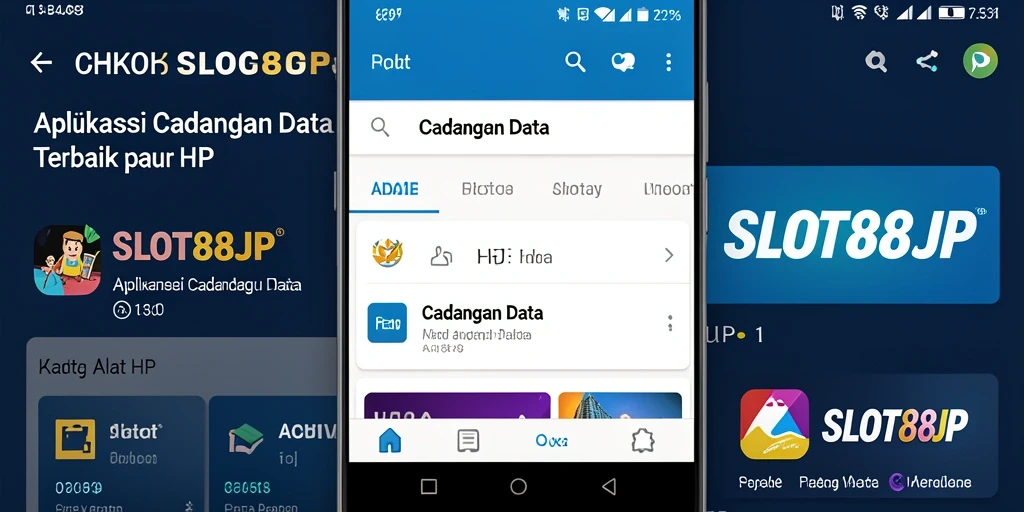 Tampilan antarmuka SLOT88JP untuk pencadangan data yang mudah.