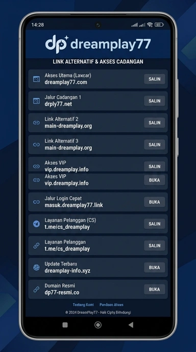 Link Alternatif Dreamplay77 untuk Pengguna Android