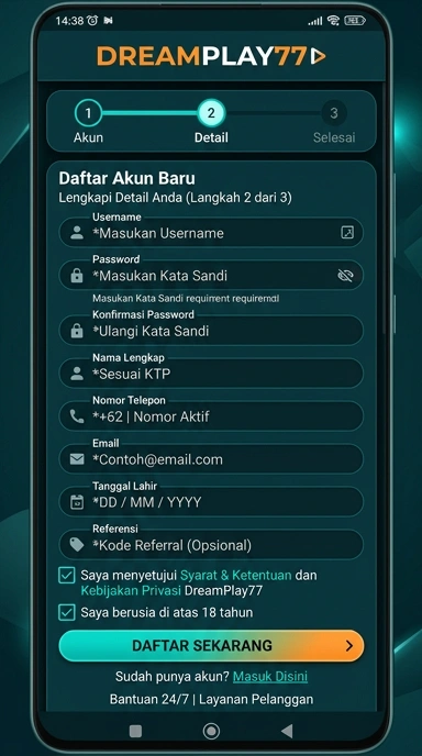 Buat Akun Baru dreamplay77 Dengan Mudah dan Cepat